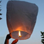 White Flying Lantern